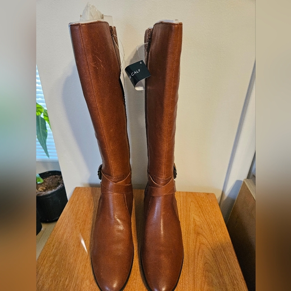 NWT Natutalizer Rena Brown Leather Riding Boot Size 9 - Picture 3 of 5